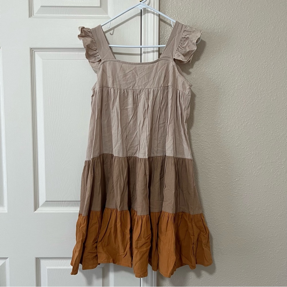 SHEIN Ruffled Tier Dress - XS
